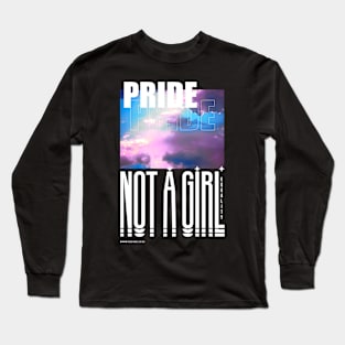 Not a Girl | Genderqueer Pride Long Sleeve T-Shirt